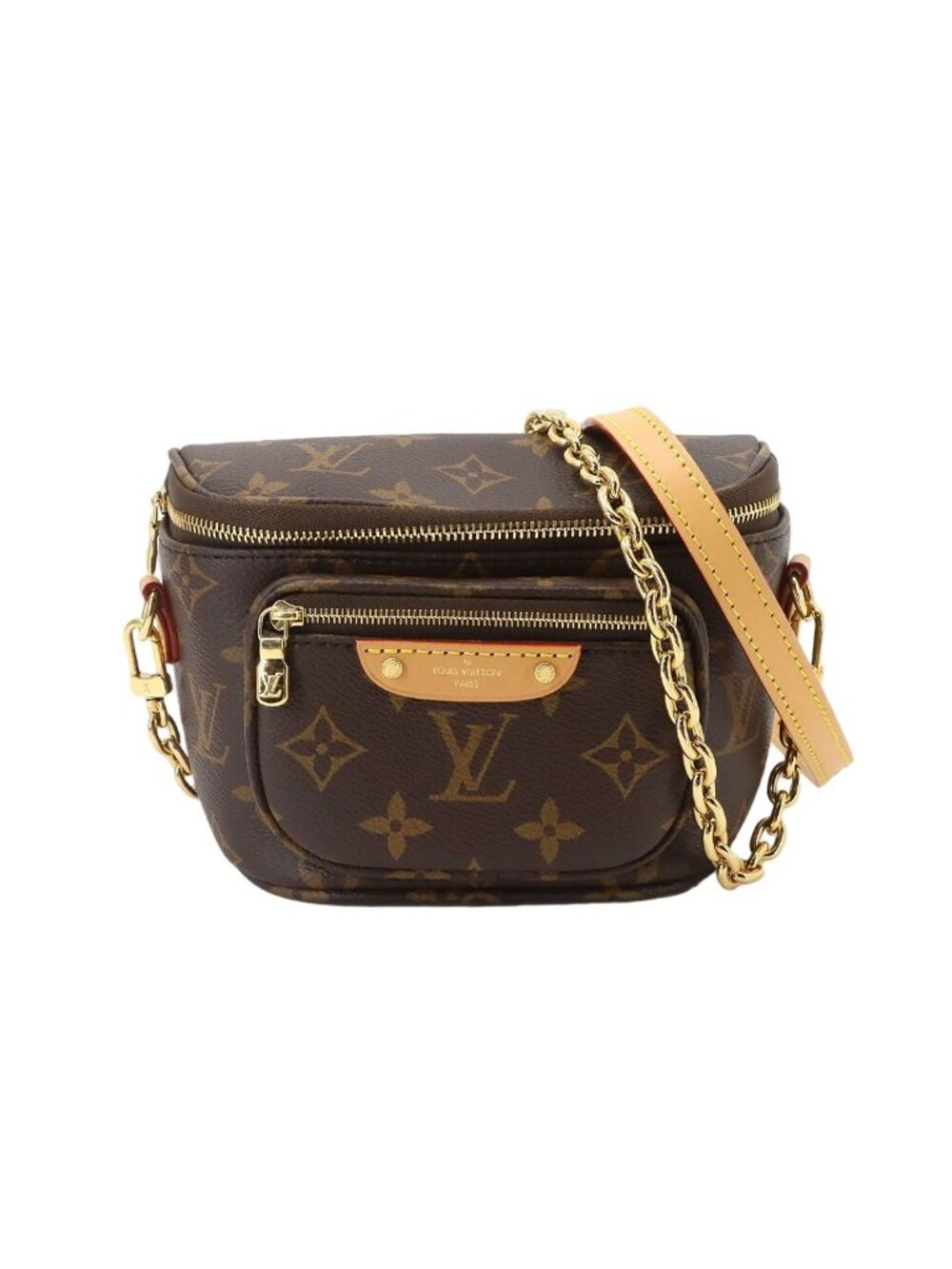Louis Vuitton Monogram Mini Bumbag 2-Way Bag Brown